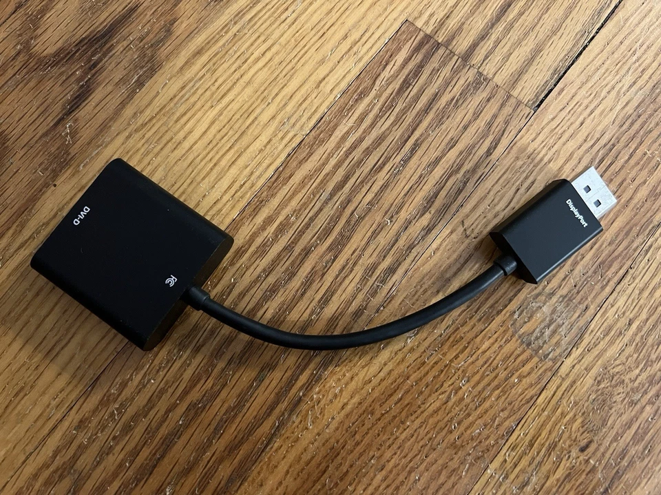 Insignia DisplayPort To DVI-D Adapter Black 4.5” Cable - Image 2 of 4