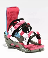 Kemper Freestyle Snowboard Bindings M/L Carolina Blue