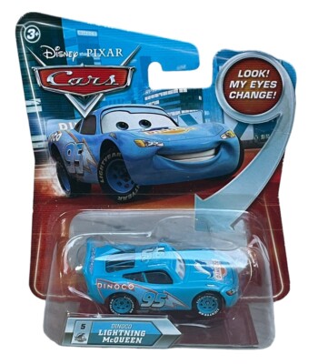 DINOC Lightning McQueen ダイキャストミニカー Disney Pixar Cars Dinoco Lightning McQueen #5 Look! My Eyes Change