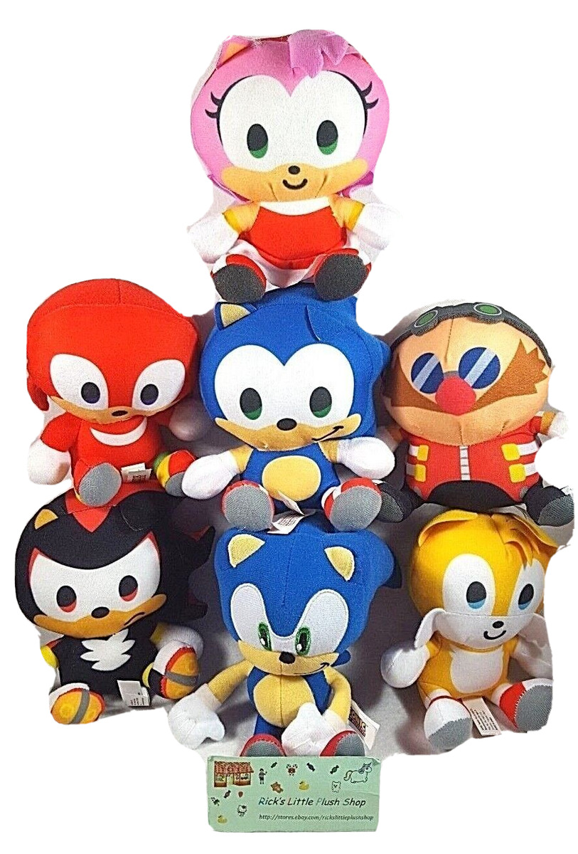 Small 8 TOMY Amy Rose Plush, A Sonic The Hedgehog Stuffed Toy Character,  ©SEGA