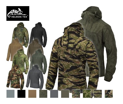 Helikon-tex WINDRUNNER Windshirt Jacket Anorak Woodland Tiger Stripe Tactical