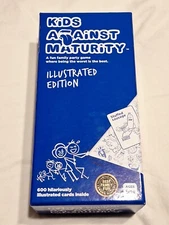 Kids Against Maturity Game Illustrated Edition Complete Fun Family Game Age 10+