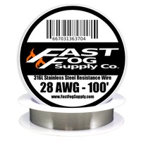 Fast Fog 100 Ft - 28 Gauge Awg Stainless Steel 316l Wire 100 Length on sale Fast Fog 100 Ft - 28 Gauge Awg Stainless Steel 316l Wire 100 Length on sale