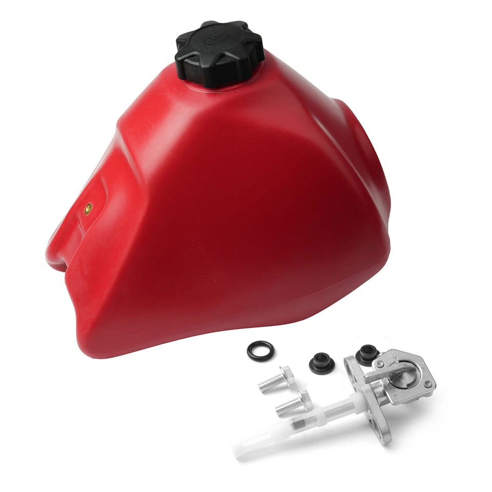 Gas Fuel Tank For Honda 97-00 XR 70 1988-00 XR 80 XR 100 With Cap Petcock Valve - Image 3 of 4