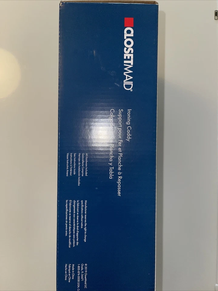 Closet Maid Over The Door Iron Caddy Ironing Board Holder Hanger Wall Mount - Image 3 of 4