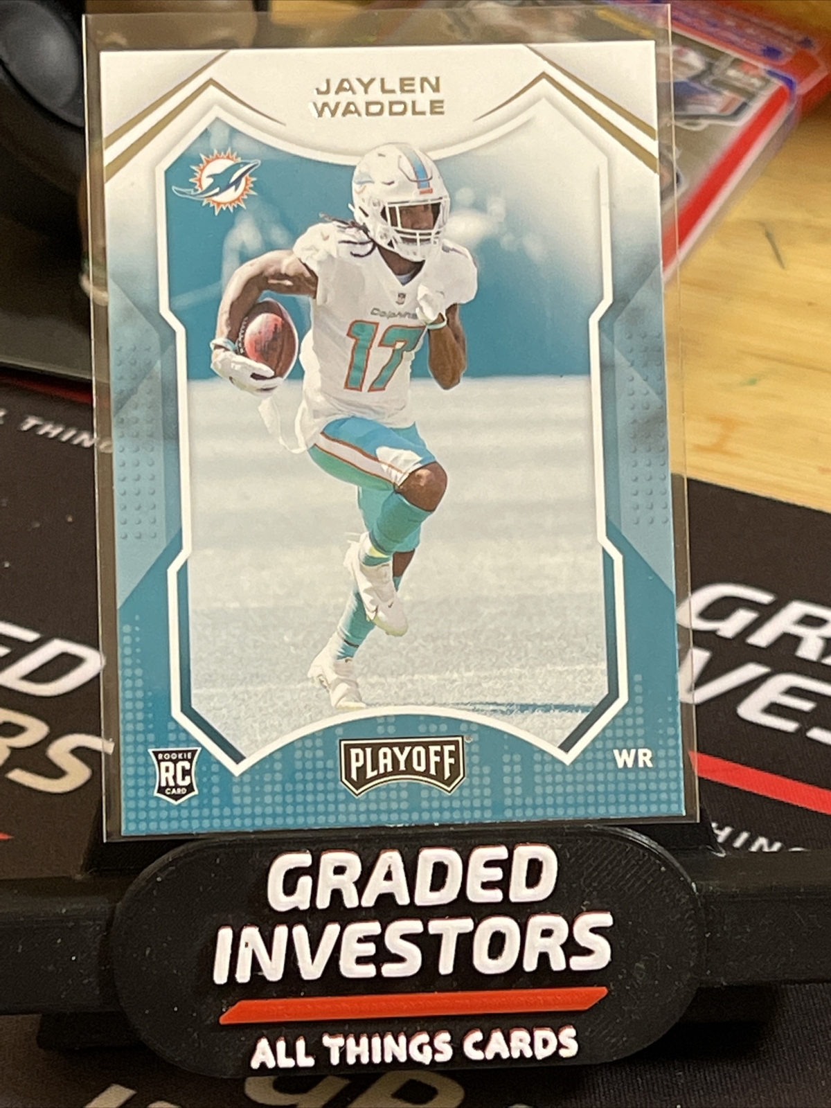 2021 Panini Playoff JAYLEN WADDLE Rookie RC #206 Miami Dolphins $1 Shipping!