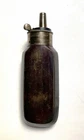 ANTIQUE Civil War era Copper/Brass Black Powder Flask Shoulder/Bevel Edges