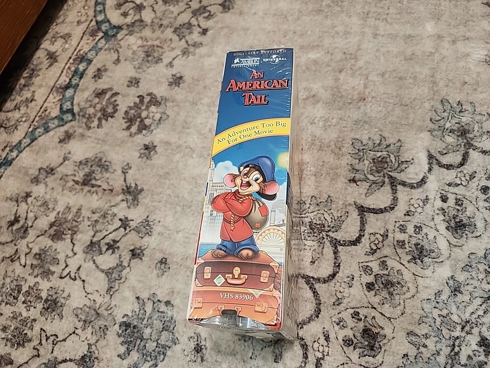 An American Tail 1 & Sequel, Fievel Goes West (VHS, 1986 & 1991) SEALED Box Set! - Image 4 of 4