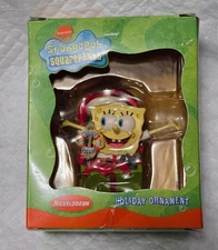 Kurt S. Adler Nickelodeon SPONGEBOB SQUAREPANTS in PRESENT 2002 Ornament in Box
