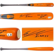 SALE! Gunnar Henderson Auto Orange Chandler Player Model Bat Orioles AL ROY 23