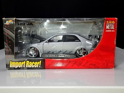 Jada ULTRA RARE Lexus IS300 Import Racer Silver & Black Wheels