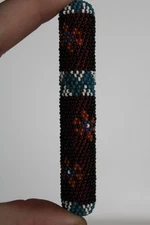 Antique 19th Century Beaded Sewing Needle Case (3.75")