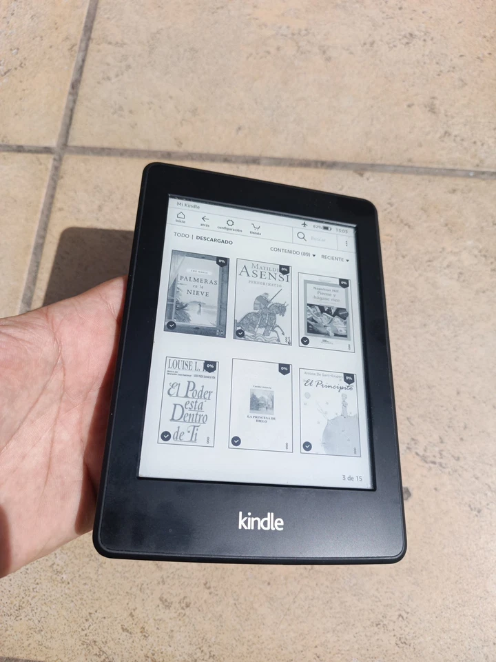 Amazon Kindle Paperwhite 6gen 6" - 2GB - Wi-Fi Luz eBook - Negro - Imagen 3 de 4