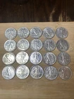 $10 roll of 1941 Walking Liberty Half Dollars Philadelphia Mint 50c (#966/F15)