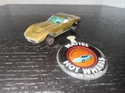 Vintage 1968 Hot Wheels Diecast 1/64 Redline Gold Custom Corvette Button Lot