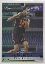 2019 Panini Prestige Rookie Xtra Points Green Antoine Wesley #288 g6p
