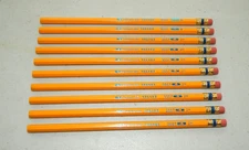 READ (10) Eberhard Faber Velvet Blue Band Pencils (8) No. 4 & (2) No. 1 Pencils