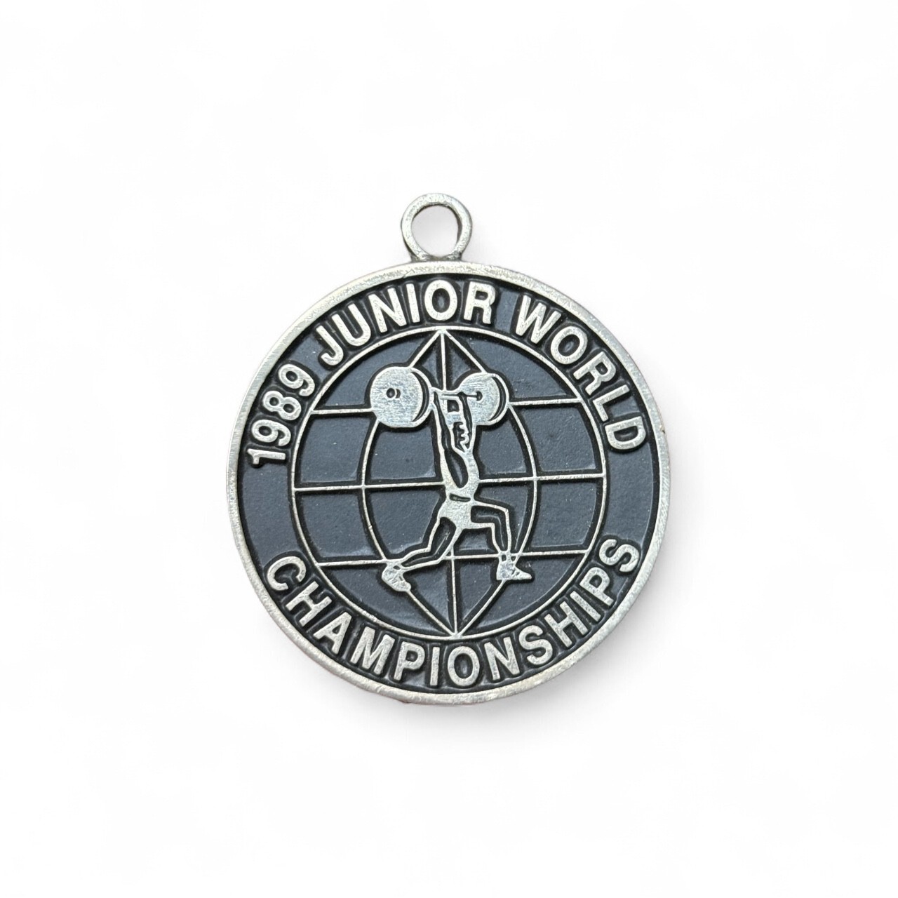 1989 Junior World Championships Weightlifting Medal, José Heredia.