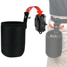 MAGGHEVI Nail & Screw Pouch with Belt Clip, Tools Organizer Pouch Bag with Sn...