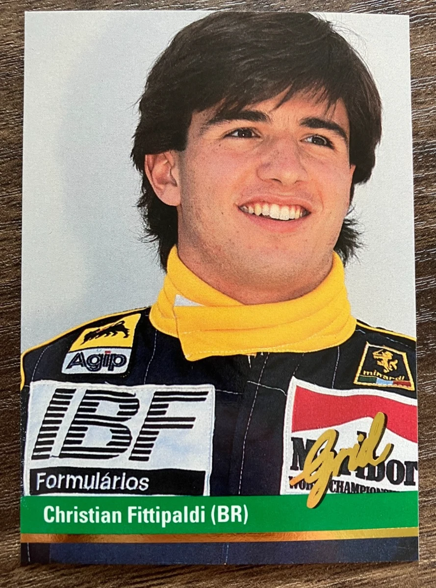 F1 カレンダー 1990・1992・1995カレンダーおまとめ出品 1992 Grid Motorcard Formula 1 - Christian Fittipaldi #55 for sale