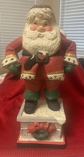 17” TALL vintage Huge HOUSE OF HATTEN Santa Claus!!! Hard To Find!!!