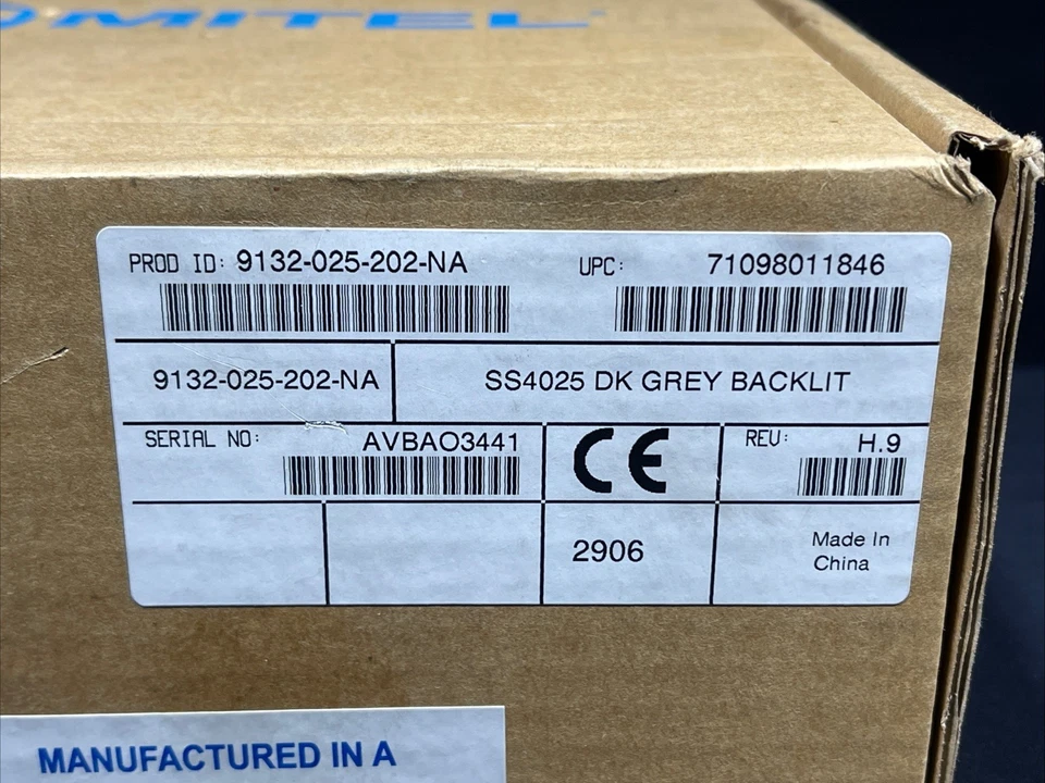 MITEL 2906 SS4025 DK Grey Backlit Serial No. AVBAO3441 - Image 2 of 4