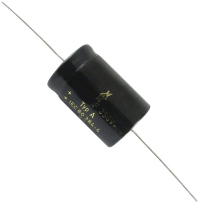Condensatore Elettrolitico Assiale FTCAP 47uF 350V 16x39mm, 2 Pezzi, Nuovo, PCB