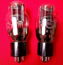 Matched Pair 6S4S 6B4G Tube Svetlana Black Plate Triode Soviet NEW