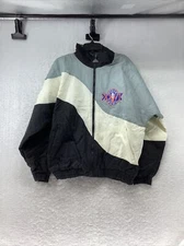 NFL Super Bowl XXVI Apex One Men’s Bomber Jacket Size Medium