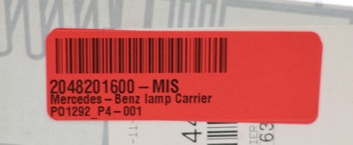 NEW OEM Mercedes Passenger Side Tail Light Bulb Carrier 2048201600 C-Class 08-11 - Picture 2 of 8