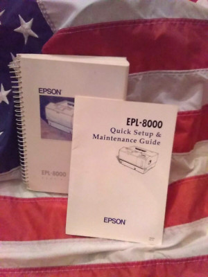 EPSON EPL-8000 Printer User's Guide & Quick Setup - Maintenance Guide