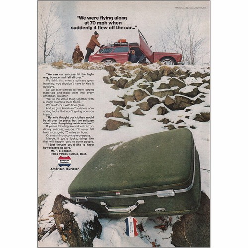 1969 American Tourister: We Were Flying 