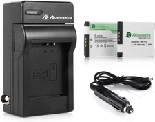 NB-11L NB-11LH Battery and Charger Compatible with Canon Powershot Elph 110 Elph