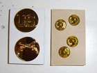 b0405 WW 2 US Army EM Enlisted Collar Brass Military Police MP R8C