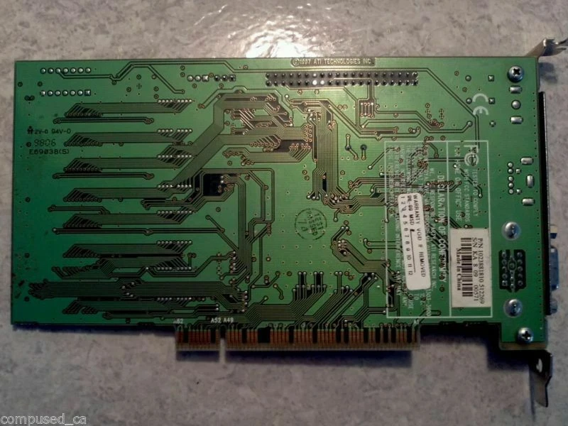 ATi 3D Rage II DVD Video card 1998 PCI Vintage computer hardware - Image 2 of 2