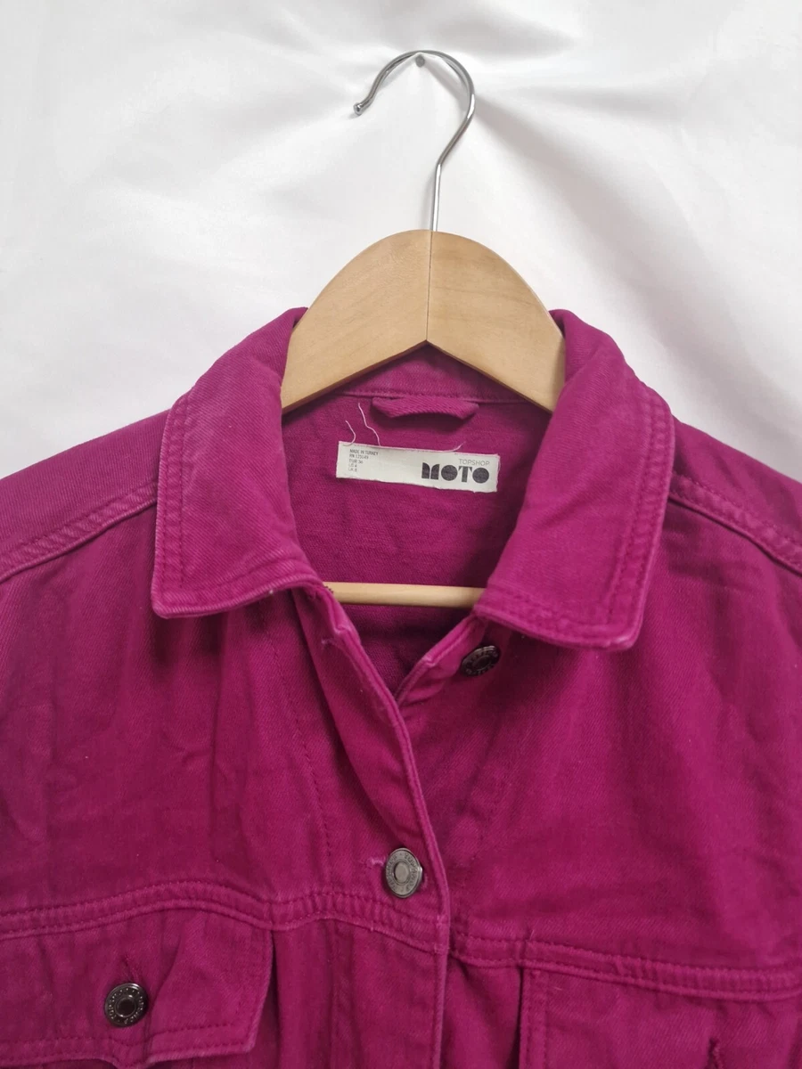 Topshop purple deals denim jacket
