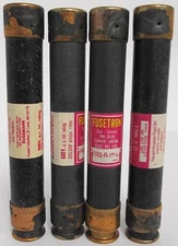 Bussmann FRS-R-1 8/10 Fusetron Fuses 600V  (Lot of 7)