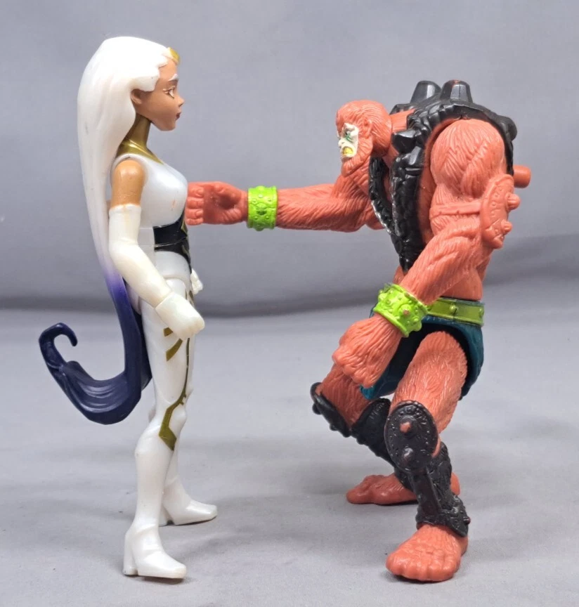 Figura 2003 He-Man MOTU Masters of the Universe BEAST MAN + HECHICERA Foto 4 de 4