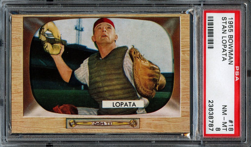 1955 Stan Lopata #18