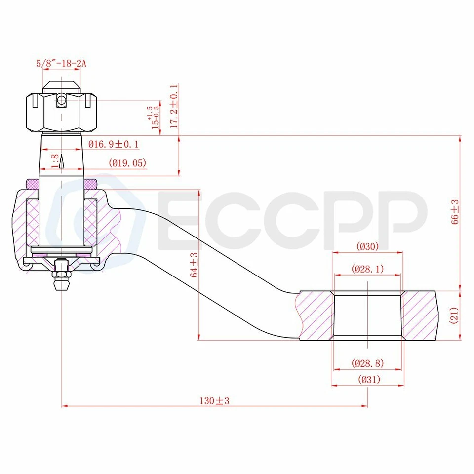 9x For 1973-1984 1985 1986 Chevrolet C10/C10 Ball Joint Tie Rod Ends Pitman Arm - Image 3 of 4