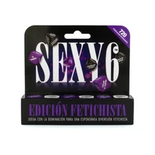 Creative Conceptions Sexy 6 Kinky Edition Spanish Dice Game, New
