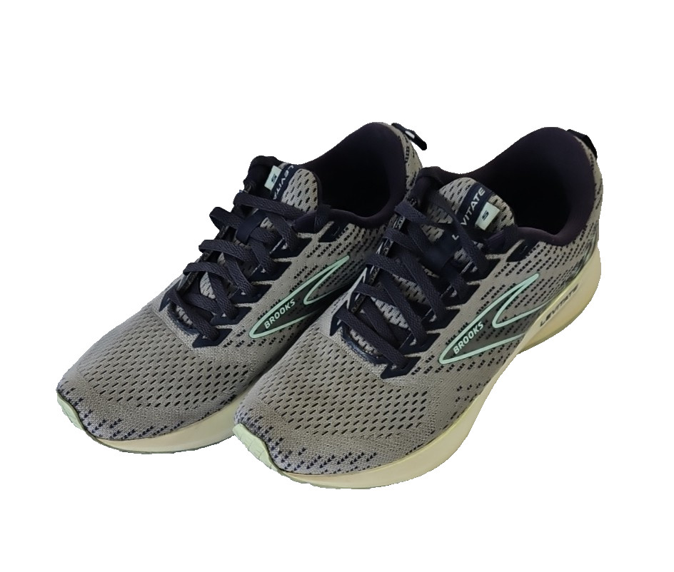 Brooks Running Shoes  Levitate 5 Womens Size 9 Gray and Teal Walking Sneaker  thumbnail 3