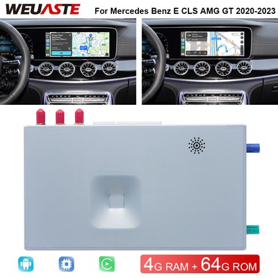 For Mercedes Benz E CLS AMG GT 2020-2023 NTG 6.0 Android Box Car GPS Navi 4G+64G