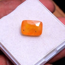 11.20 Ct Certified Natural Ceylon Sapphire Yellow Cushion Cut Ring Size Gemstone