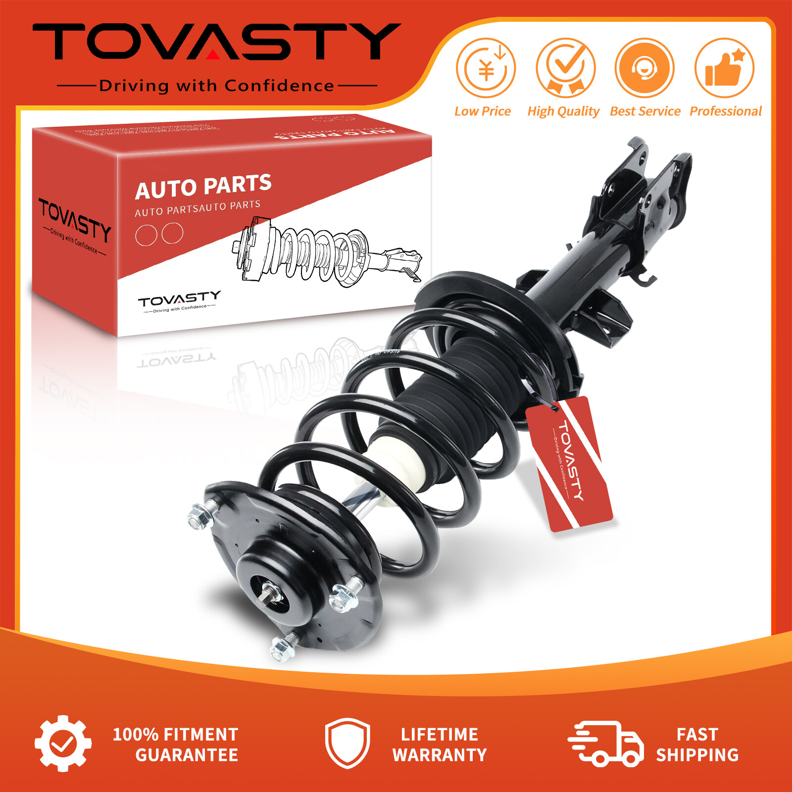 Front Right Shock Strut Absorbers Compatible  with Kia Sorento 2011-2013