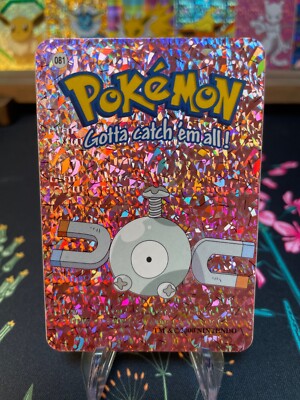  Magnemite #081 - Vintage Vending Machine Prism Sticker 2000 - Pokemon  