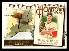 2011 Topps Allen & Ginter Clay Buchholz #HH98 Boston Red Sox Baseball Card