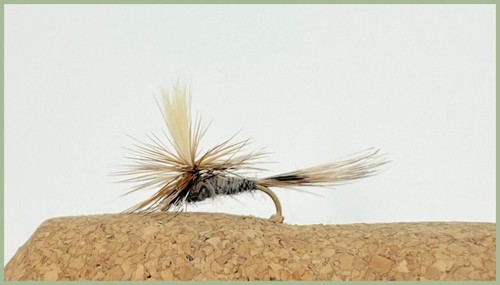 Parachutes, Trout Flies, 12 x Adams, Grey Duster & Black Gnat, 12/14/16 Fishing - Picture 2 of 4