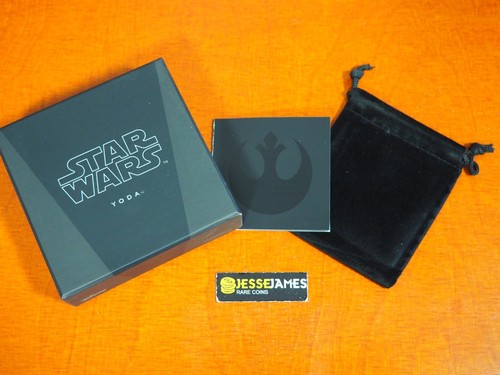 NO COIN: 2016 $2 NIUE PROOF SILVER YODA STAR WARS BOX/COA OGP ONLY