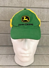 JOHN DEERE Cap Hat  Toddler  Green Yellow  Mesh Back  Adjustable Snapback
